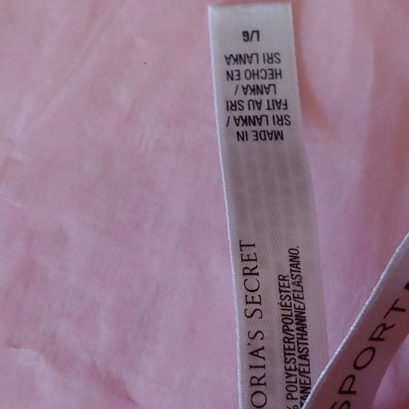 VS Sports Bra Fluorescent Pink Workout Bra VSX Sport Bra VS Hot Pink Top VS Top - Picture 3 of 6